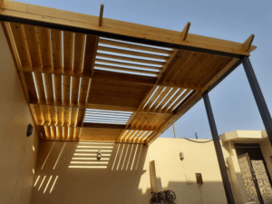 مميزات مظلات خشبية مكة
